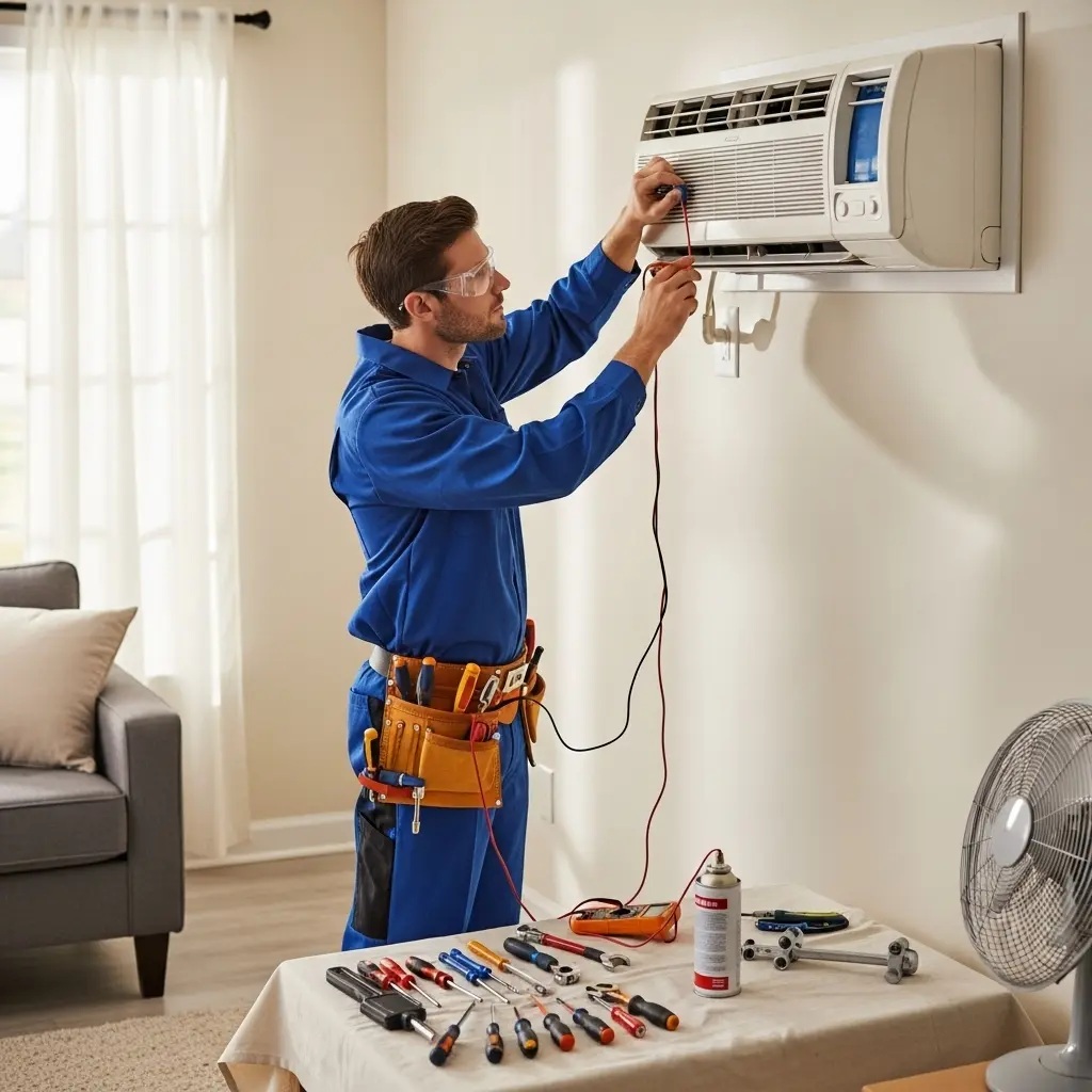 Haymana Termikel Termikel klima gaz dolumu ve bakım – Enerji verimliliği artırıldı. - Teknik servis örneği